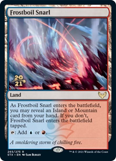 Frostboil Snarl [Strixhaven: School of Mages Prerelease Promos] | Dragon's Lair Comics and Fantasy Houston TX
