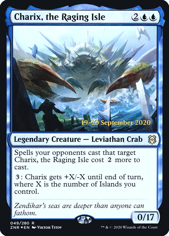 Charix, the Raging Isle [Zendikar Rising Prerelease Promos] | Dragon's Lair Comics and Fantasy Houston TX