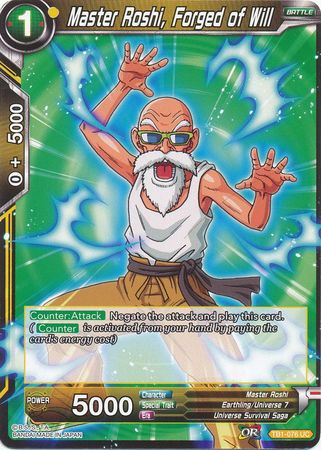 Master Roshi, Forged of Will (TB1-076) [The Tournament of Power] | Dragon's Lair Comics and Fantasy Houston TX