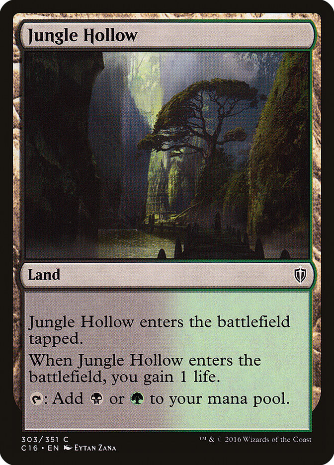 Jungle Hollow [Commander 2016] | Dragon's Lair Comics and Fantasy Houston TX