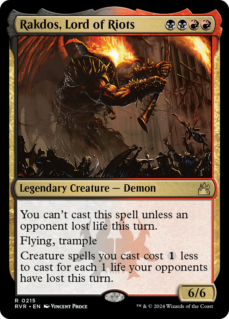 Rakdos, Lord of Riots [Ravnica Remastered] | Dragon's Lair Comics and Fantasy Houston TX