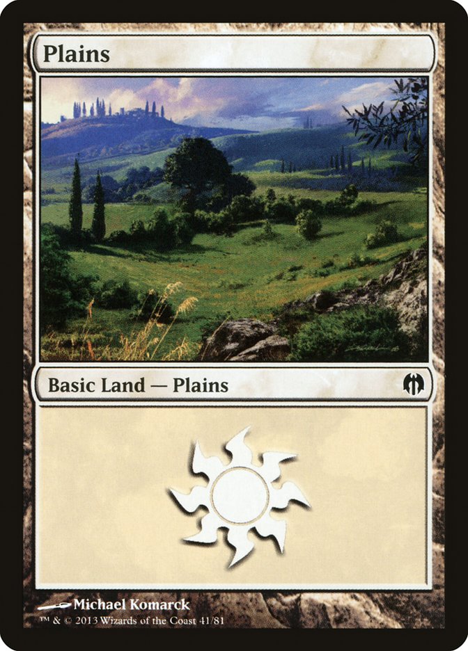 Plains (41) [Duel Decks: Heroes vs. Monsters] | Dragon's Lair Comics and Fantasy Houston TX