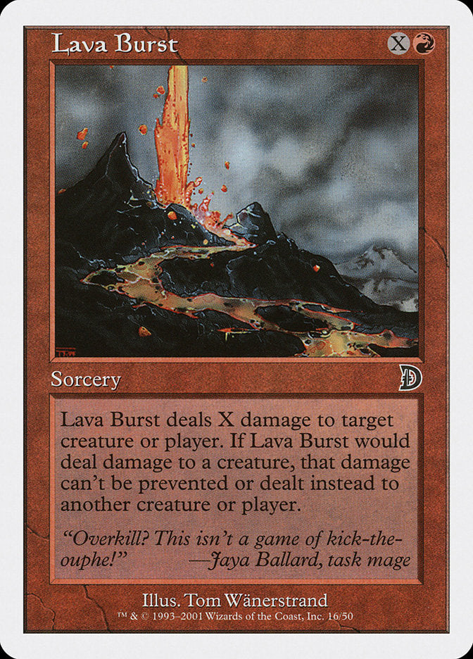 Lava Burst [Deckmasters] | Dragon's Lair Comics and Fantasy Houston TX