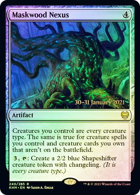 Maskwood Nexus [Kaldheim Prerelease Promos] | Dragon's Lair Comics and Fantasy Houston TX