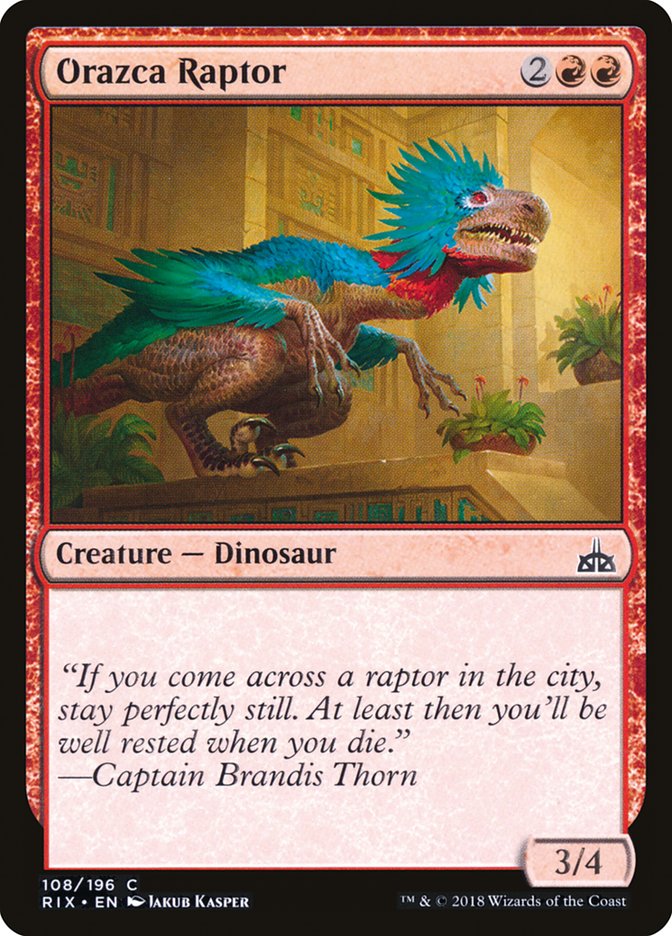 Orazca Raptor [Rivals of Ixalan] | Dragon's Lair Comics and Fantasy Houston TX