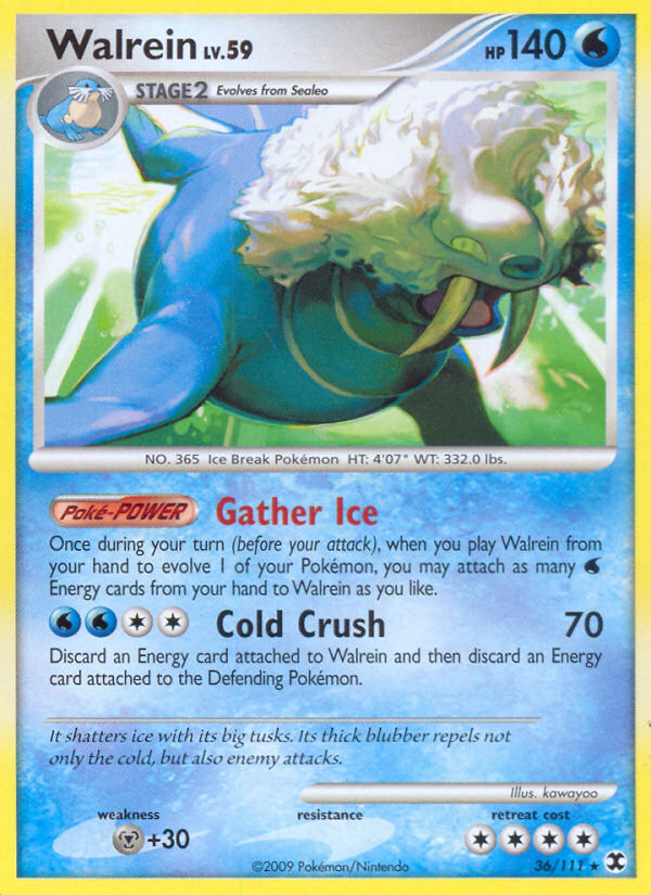 Walrein (36/111) [Platinum: Rising Rivals] | Dragon's Lair Comics and Fantasy Houston TX
