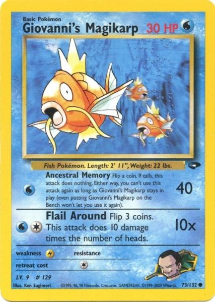 Giovanni's Magikarp (73/132) [Gym Challenge Unlimited] | Dragon's Lair Comics and Fantasy Houston TX