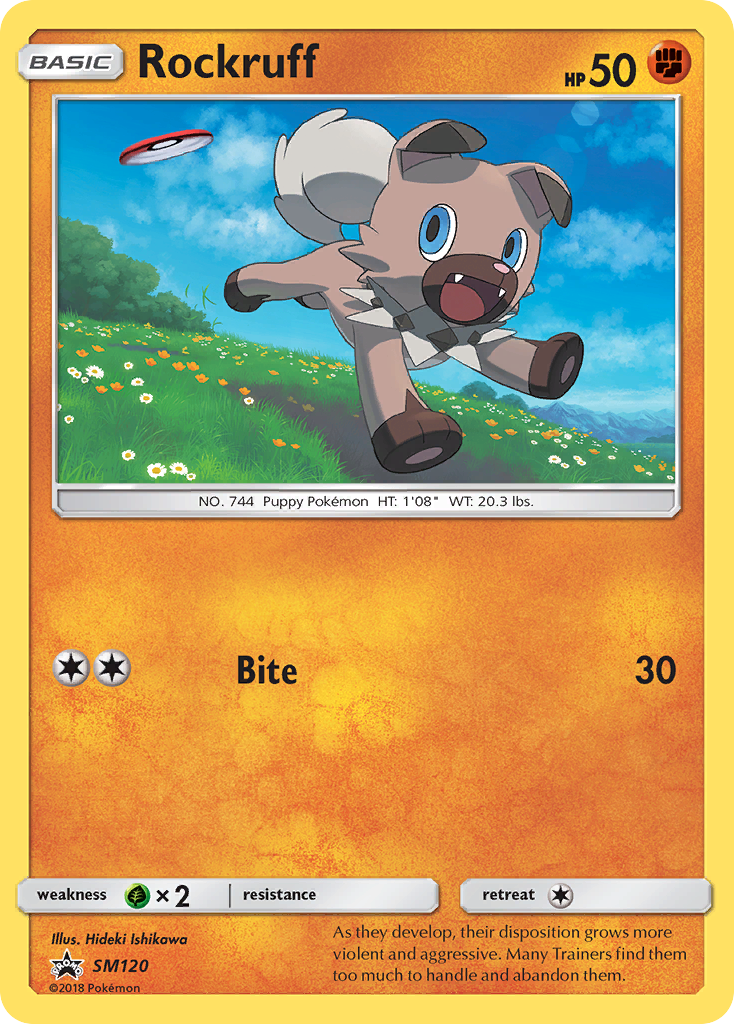 Rockruff (SM120) [Sun & Moon: Black Star Promos] | Dragon's Lair Comics and Fantasy Houston TX