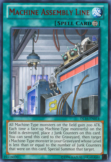 Machine Assembly Line (Red) [DL16-EN014] Rare | Dragon's Lair Comics and Fantasy Houston TX
