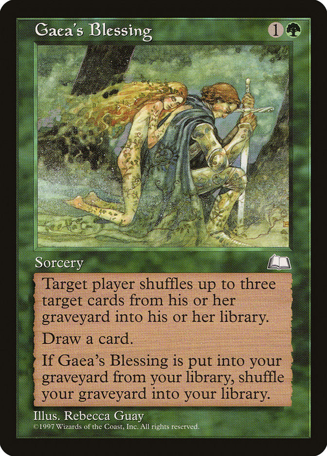 Gaea's Blessing [Weatherlight] | Dragon's Lair Comics and Fantasy Houston TX