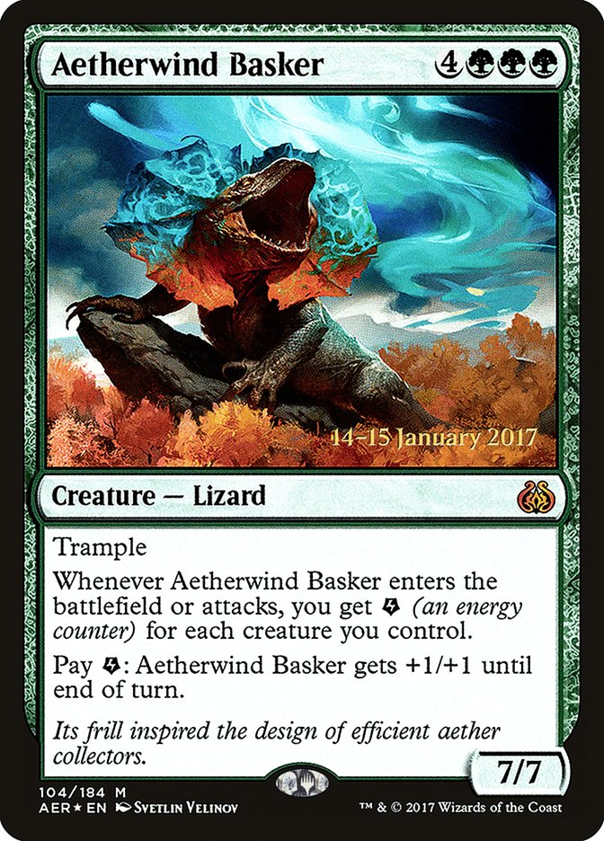 Aetherwind Basker [Aether Revolt Prerelease Promos] | Dragon's Lair Comics and Fantasy Houston TX
