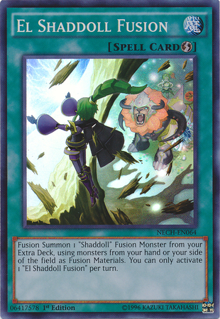 El Shaddoll Fusion [NECH-EN064] Super Rare | Dragon's Lair Comics and Fantasy Houston TX