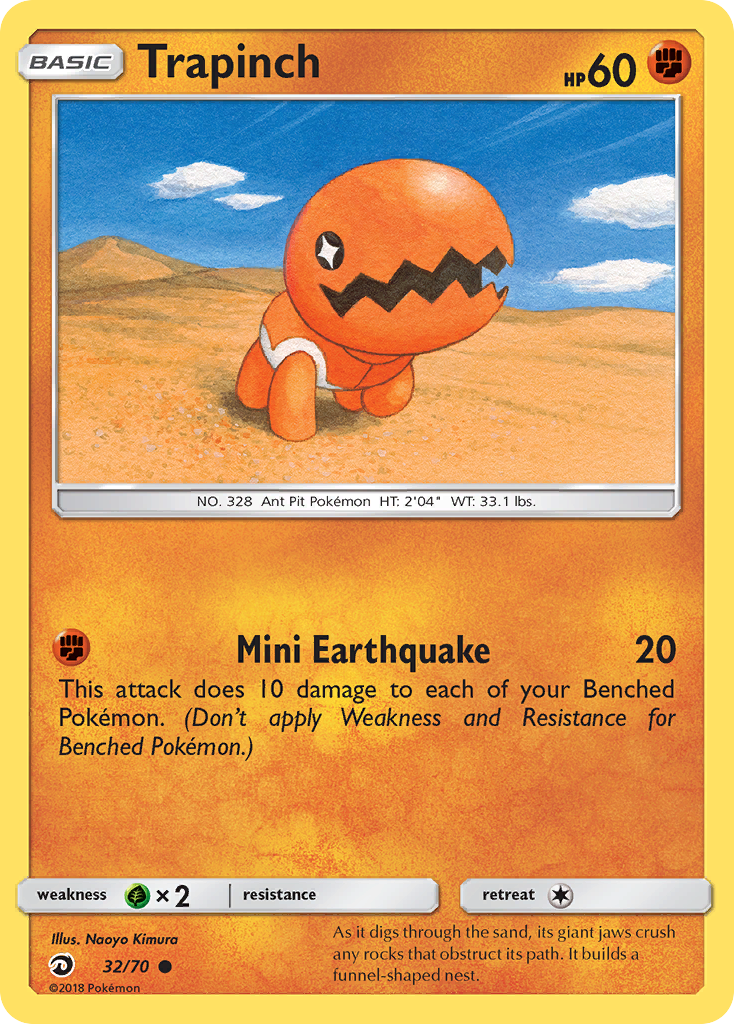 Trapinch (32/70) [Sun & Moon: Dragon Majesty] | Dragon's Lair Comics and Fantasy Houston TX