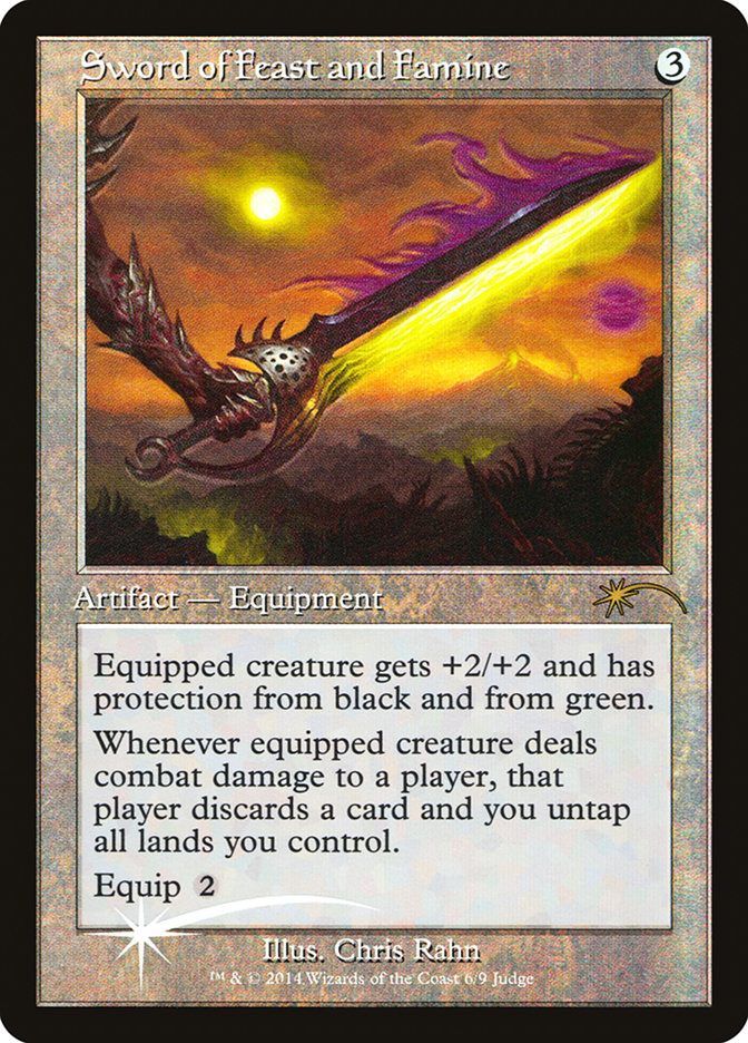 Sword of Feast and Famine [Judge Gift Cards 2014] | Dragon's Lair Comics and Fantasy Houston TX
