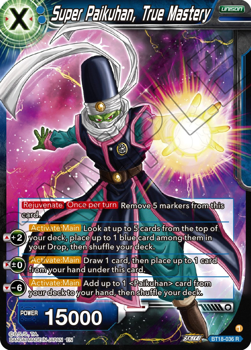 Super Paikuhan, True Master (BT18-036) [Dawn of the Z-Legends] | Dragon's Lair Comics and Fantasy Houston TX