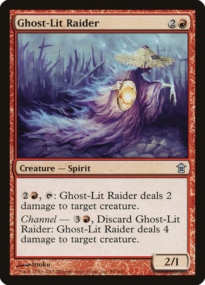 Ghost-Lit Raider [Saviors of Kamigawa] | Dragon's Lair Comics and Fantasy Houston TX