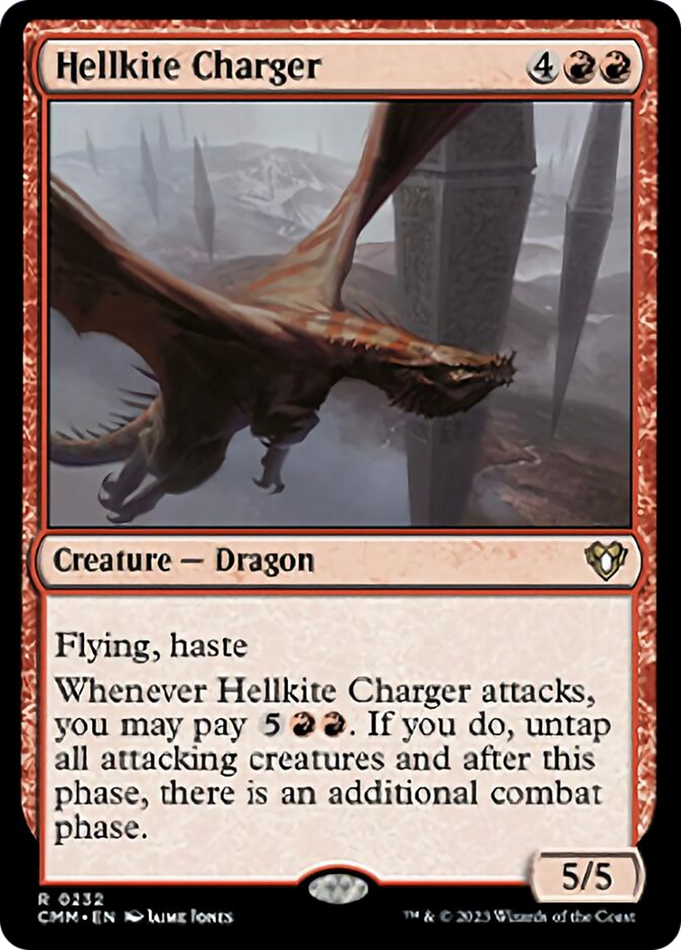 Hellkite Charger [Commander Masters] | Dragon's Lair Comics and Fantasy Houston TX