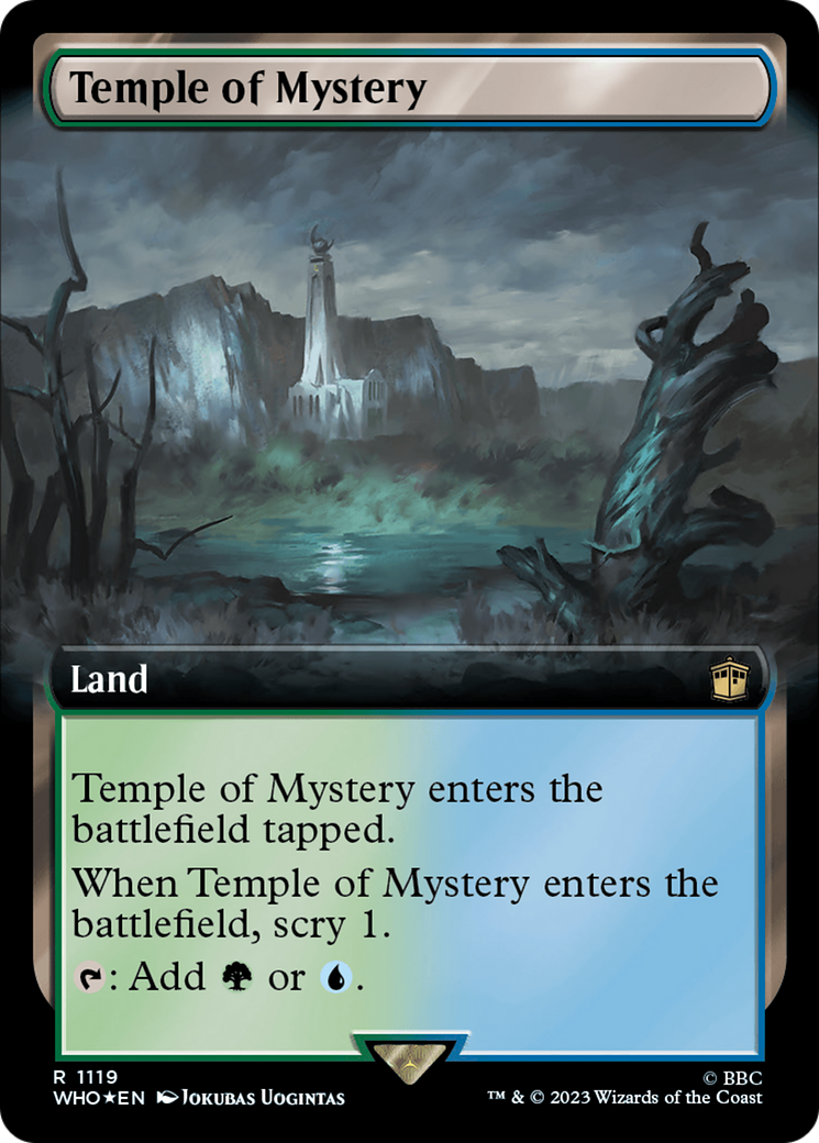 Temple of Mystery (Extended Art) (Surge Foil) [Doctor Who] | Dragon's Lair Comics and Fantasy Houston TX