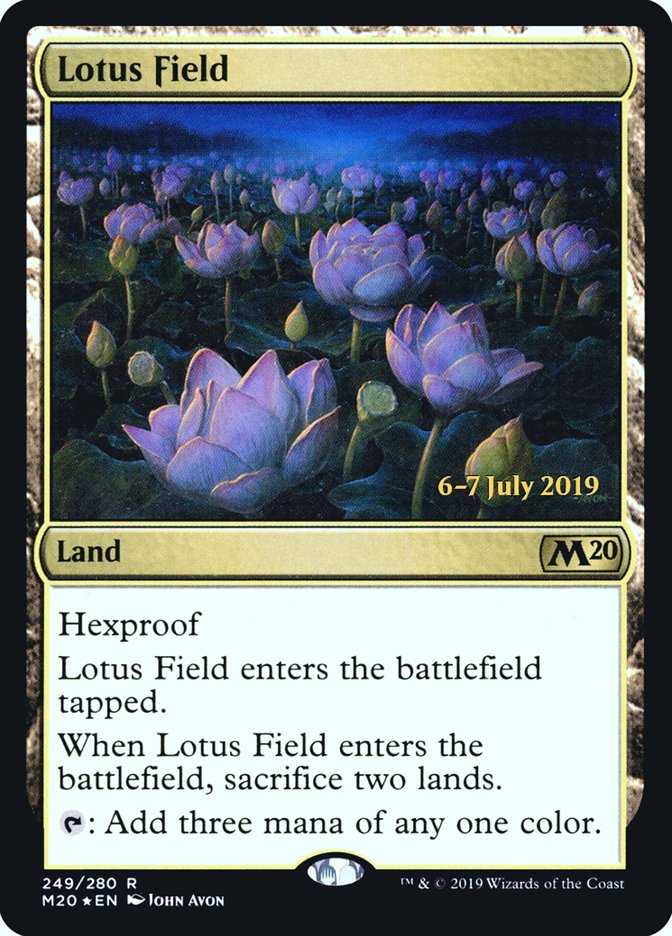 Lotus Field [Core Set 2020 Prerelease Promos] | Dragon's Lair Comics and Fantasy Houston TX