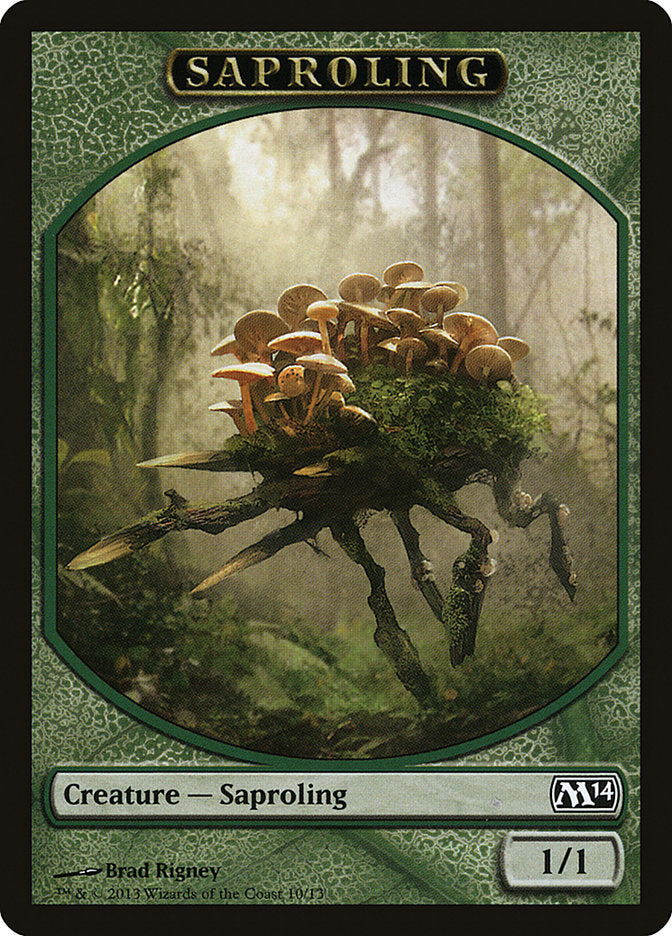 Saproling Token [Magic 2014 Tokens] | Dragon's Lair Comics and Fantasy Houston TX
