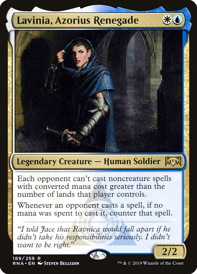 Lavinia, Azorius Renegade [Ravnica Allegiance] | Dragon's Lair Comics and Fantasy Houston TX