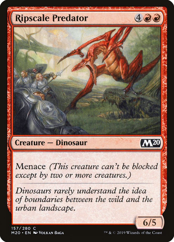 Ripscale Predator [Core Set 2020] | Dragon's Lair Comics and Fantasy Houston TX