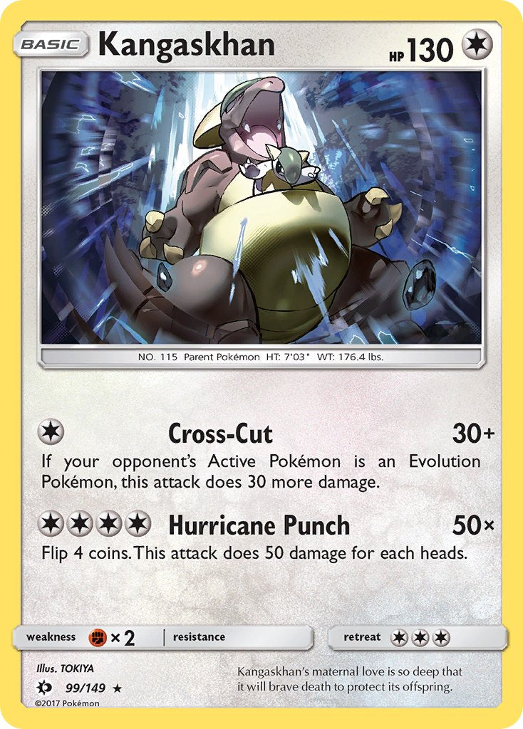 Kangaskhan (99/149) (Theme Deck Exclusive) [Sun & Moon: Base Set] | Dragon's Lair Comics and Fantasy Houston TX