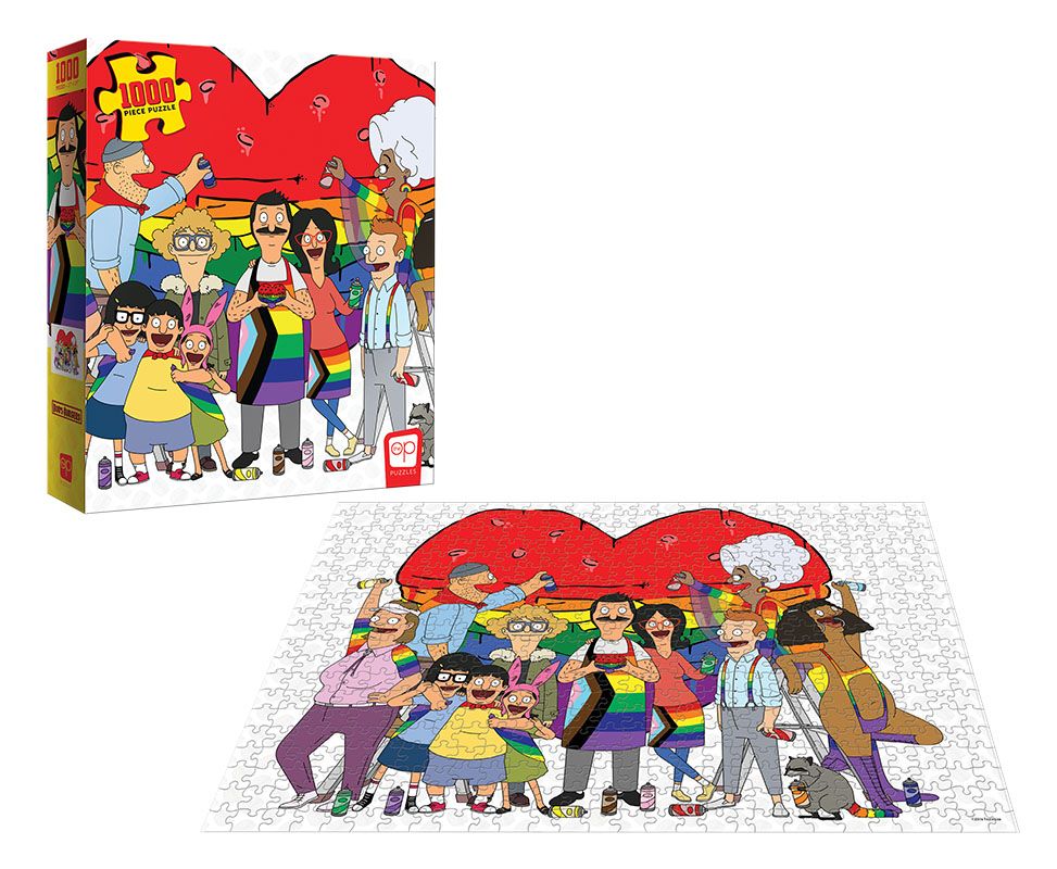 Bob's Burgers Pride 1000 Piece Puzzle | Dragon's Lair Comics and Fantasy Houston TX