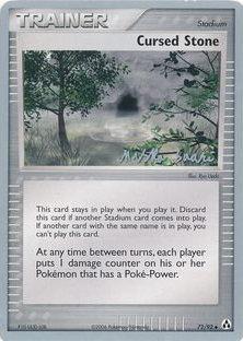 Cursed Stone (72/92) (Suns & Moons - Miska Saari) [World Championships 2006] | Dragon's Lair Comics and Fantasy Houston TX
