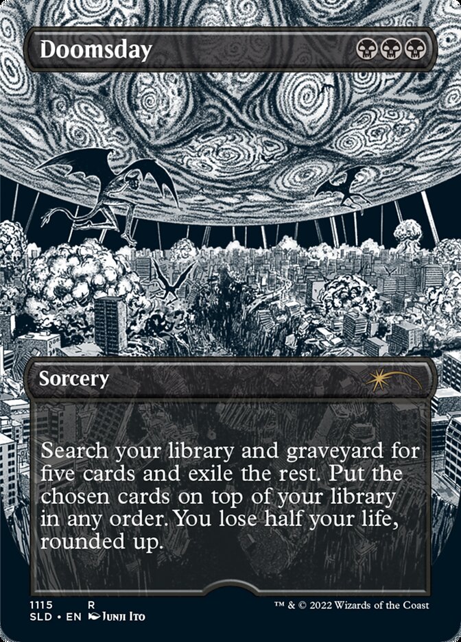 Doomsday (Borderless Etched Foil) [Secret Lair Drop Series] | Dragon's Lair Comics and Fantasy Houston TX