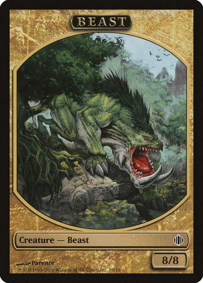 Beast Token [Shards of Alara Tokens] | Dragon's Lair Comics and Fantasy Houston TX