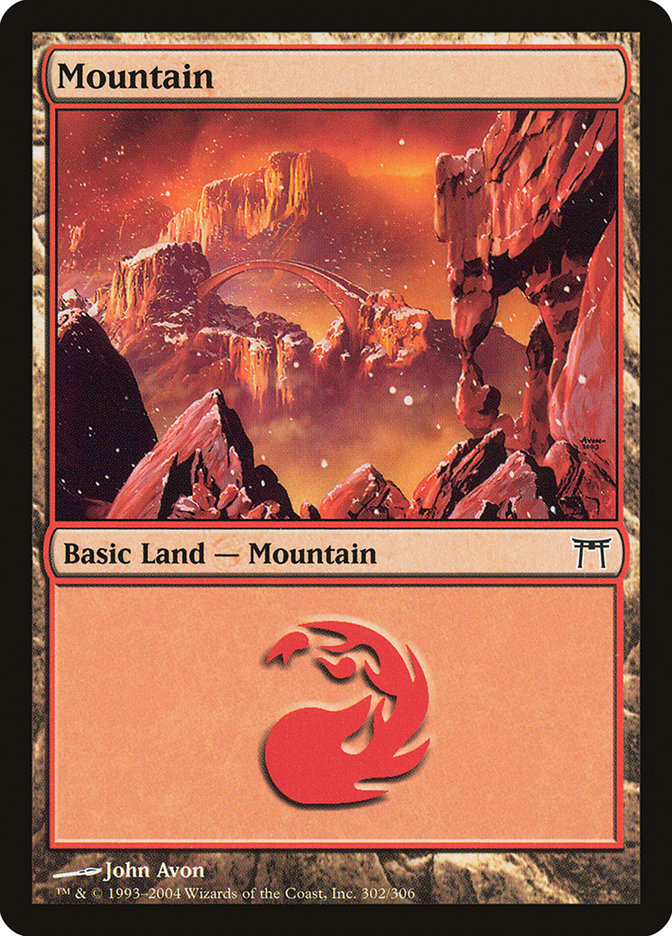 Mountain (302) [Champions of Kamigawa] | Dragon's Lair Comics and Fantasy Houston TX