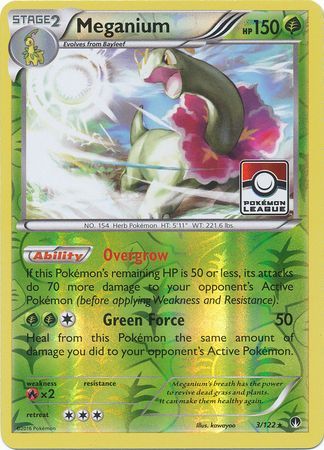 Meganium (3/122) (League Promo) [XY: BREAKpoint] | Dragon's Lair Comics and Fantasy Houston TX
