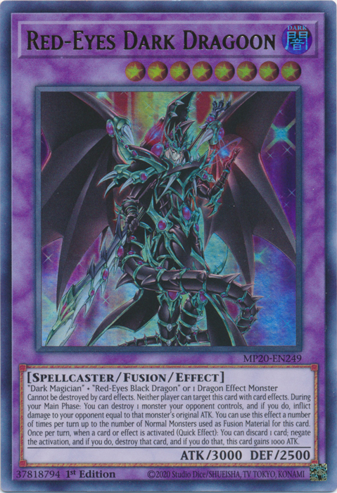 Red-Eyes Dark Dragoon [MP20-EN249] Ultra Rare | Dragon's Lair Comics and Fantasy Houston TX