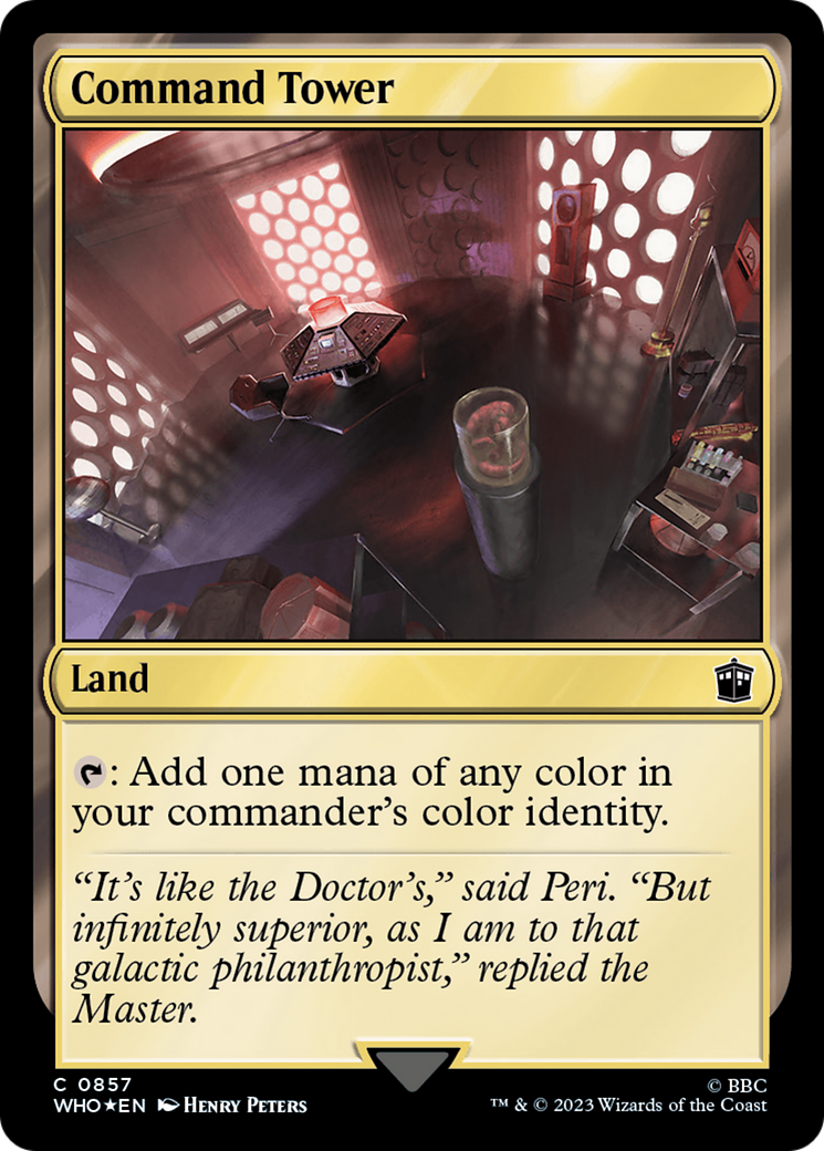 Command Tower (0857) (Surge Foil) [Doctor Who] | Dragon's Lair Comics and Fantasy Houston TX