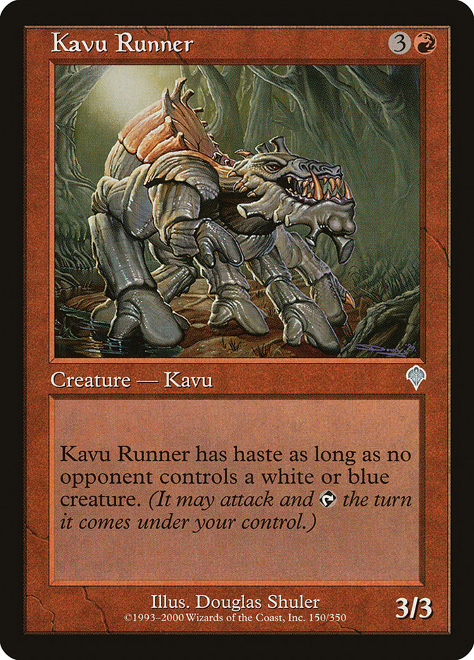 Kavu Runner [Invasion] | Dragon's Lair Comics and Fantasy Houston TX