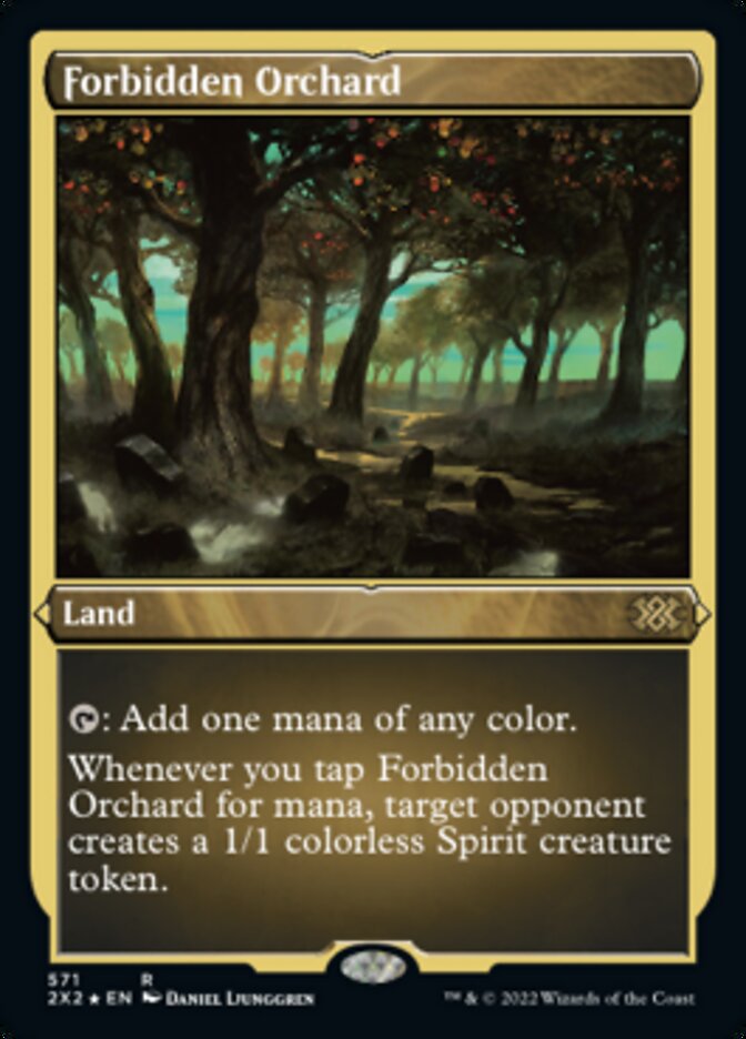 Forbidden Orchard (Foil Etched) [Double Masters 2022] | Dragon's Lair Comics and Fantasy Houston TX
