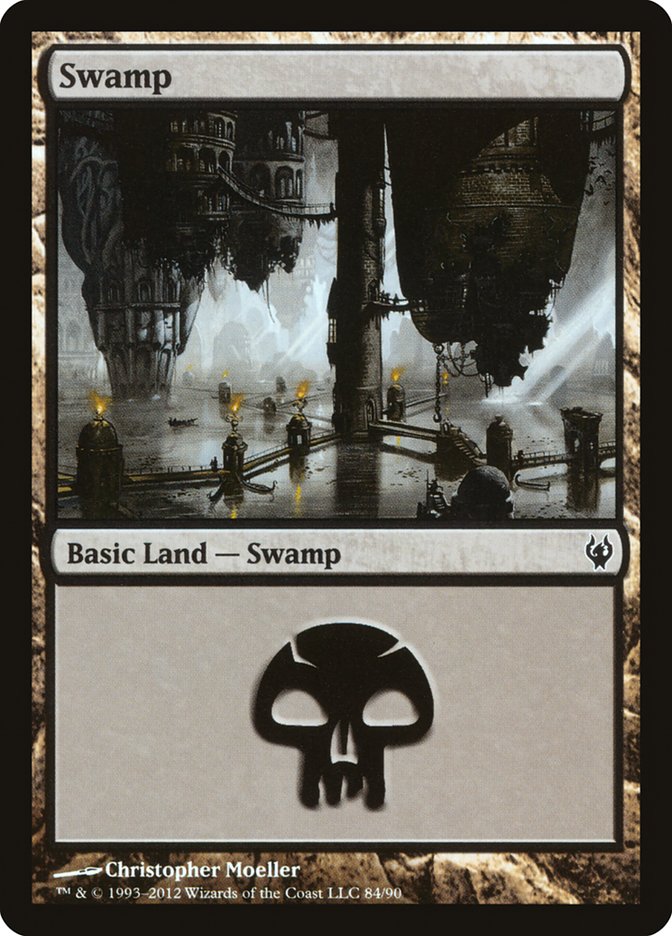 Swamp (84) [Duel Decks: Izzet vs. Golgari] | Dragon's Lair Comics and Fantasy Houston TX