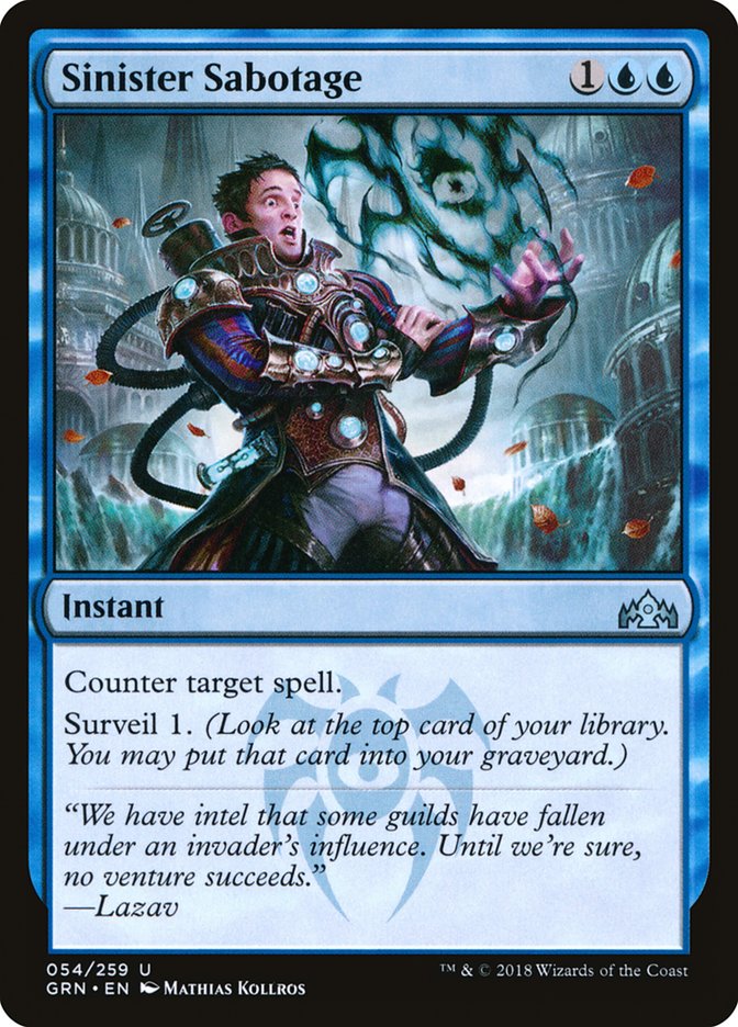 Sinister Sabotage [Guilds of Ravnica] | Dragon's Lair Comics and Fantasy Houston TX