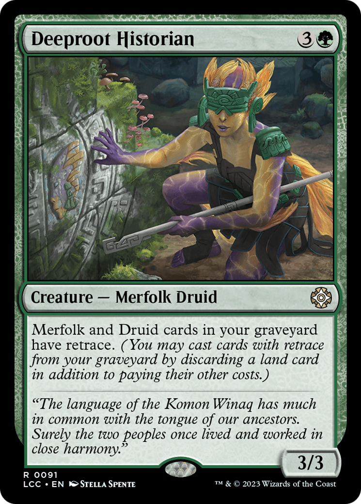 Deeproot Historian [The Lost Caverns of Ixalan Commander] | Dragon's Lair Comics and Fantasy Houston TX