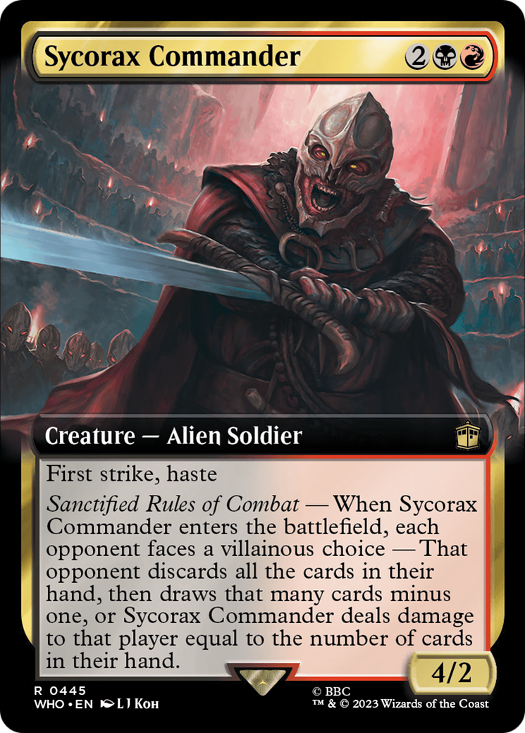 Sycorax Commander (Extended Art) [Doctor Who] | Dragon's Lair Comics and Fantasy Houston TX