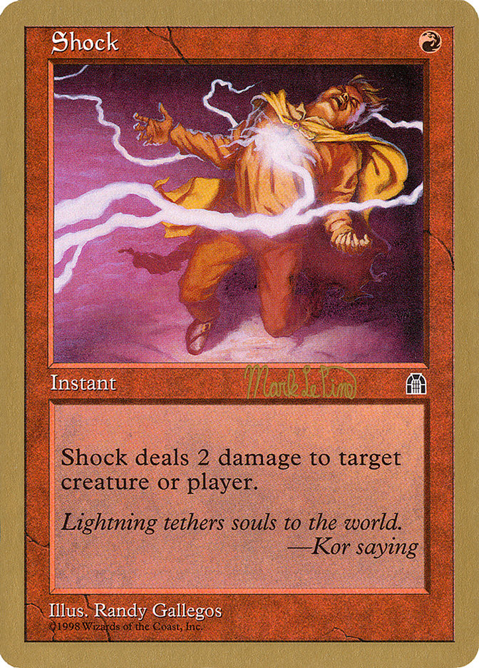 Shock (Mark Le Pine) [World Championship Decks 1999] | Dragon's Lair Comics and Fantasy Houston TX