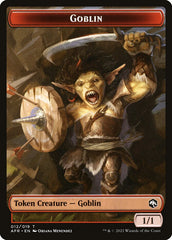 Clue // Goblin Double-Sided Token [Dungeons & Dragons: Adventures in the Forgotten Realms Commander Tokens] | Dragon's Lair Comics and Fantasy Houston TX