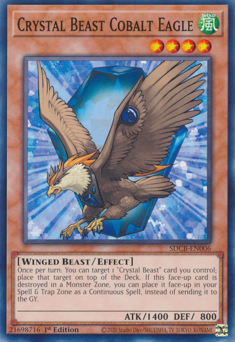 Crystal Beast Cobalt Eagle [SDCB-EN006] Common | Dragon's Lair Comics and Fantasy Houston TX