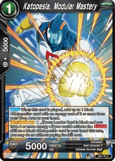 Katopesla, Modular Mastery (EB1-53) [Battle Evolution Booster] | Dragon's Lair Comics and Fantasy Houston TX