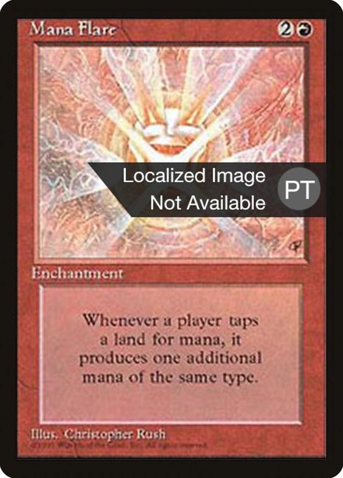 Mana Flare [Fourth Edition (Foreign Black Border)] | Dragon's Lair Comics and Fantasy Houston TX