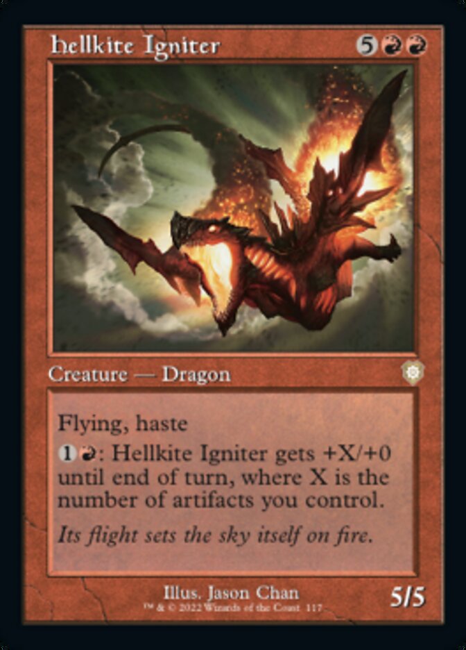 Hellkite Igniter (Retro) [The Brothers' War Commander] | Dragon's Lair Comics and Fantasy Houston TX