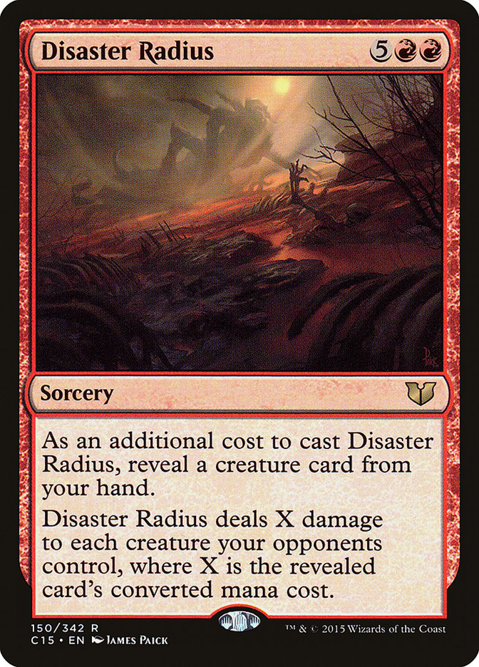 Disaster Radius [Commander 2015] | Dragon's Lair Comics and Fantasy Houston TX