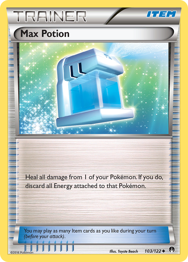 Max Potion (103/122) [XY: BREAKpoint] | Dragon's Lair Comics and Fantasy Houston TX