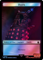 Dalek // Treasure (0062) Double-Sided Token (Surge Foil) [Doctor Who Tokens] | Dragon's Lair Comics and Fantasy Houston TX